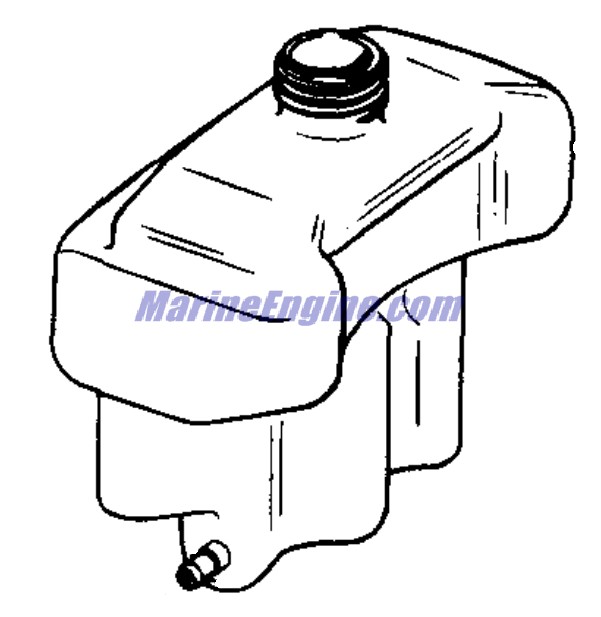 Evinrude Johnson OMC 0324649 - Fuel Tank