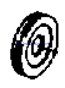 Evinrude Johnson OMC 0324973 - Slow Speed Knob Grommet