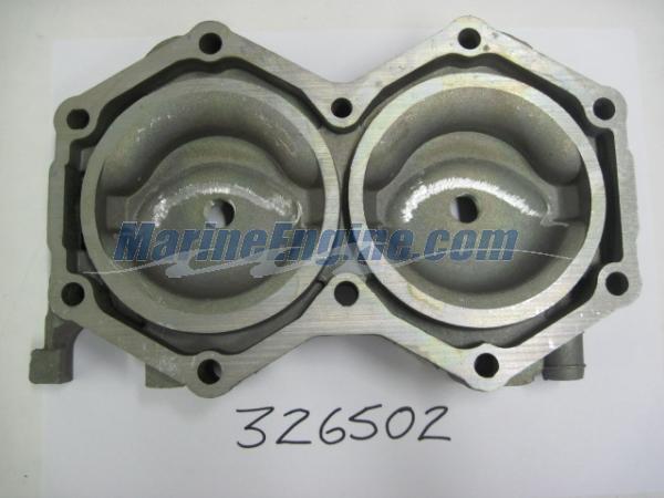 Evinrude Johnson OMC 0326502 - Cylinder Head, PORT-CV4