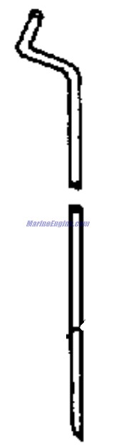 Evinrude Johnson OMC 0327981 - Water Tube