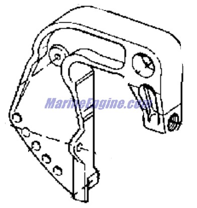 Evinrude Johnson OMC 0328269 - Stern Bracket, Starboard