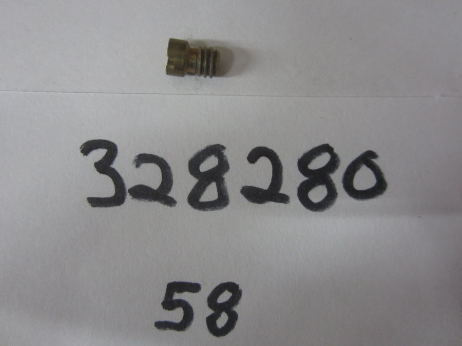 Evinrude Johnson OMC 0328280 - Orifice, Number 58