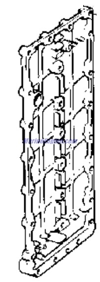 Evinrude Johnson OMC 0329494 - Exhaust Cover
