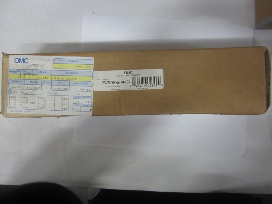 Evinrude Johnson OMC 0329648 - Pilot Shaft