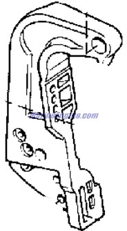 Evinrude Johnson OMC 0329713 - Stern Bracket, Starboard