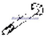 Evinrude Johnson OMC 0332228 - Tilting Bolt