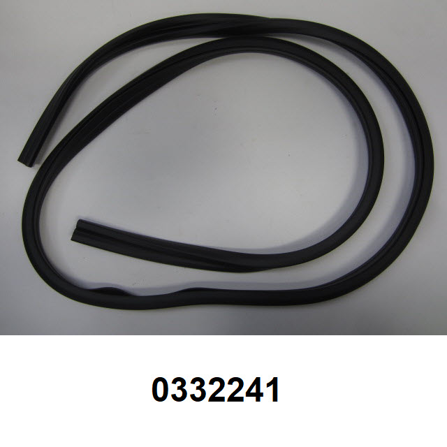 Evinrude Johnson OMC 0332241 - Motor Cover Seal, Upper, Black