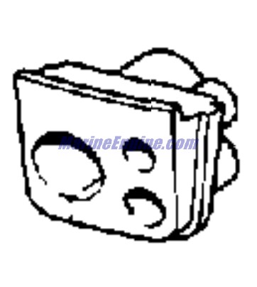 Evinrude Johnson OMC 0332244 - Grommet