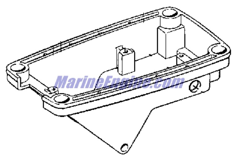 Evinrude Johnson OMC 0332794 - Foot Control Base