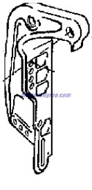 Evinrude Johnson OMC 0333624 - Stern Bracket - Starboard