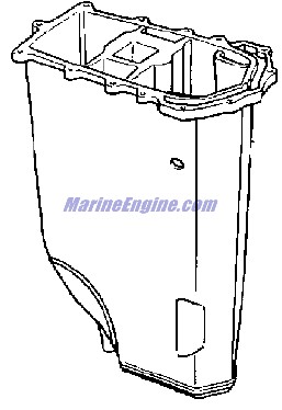 Evinrude Johnson OMC 0333657 - Exhaust Housing