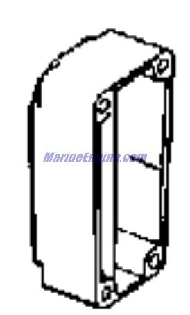 Evinrude Johnson OMC 0334343 - Exhaust Relief Baffle