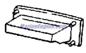 Evinrude Johnson OMC 0334909 - Louver- Port