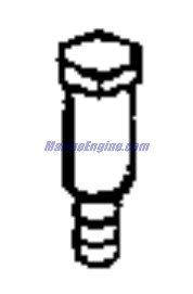 Evinrude Johnson OMC 0335329 - Shoulder Screw