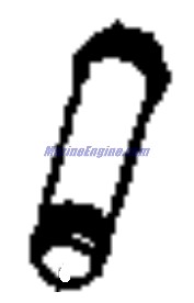 Evinrude Johnson OMC 0335377 - Screw, Steering Handle, NLA