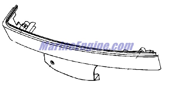 Evinrude Johnson OMC 0335958 - Lower Motor Cover