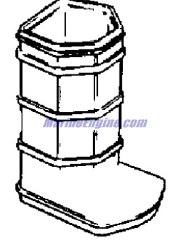 Evinrude Johnson OMC 0336263 - Exhaust Housing