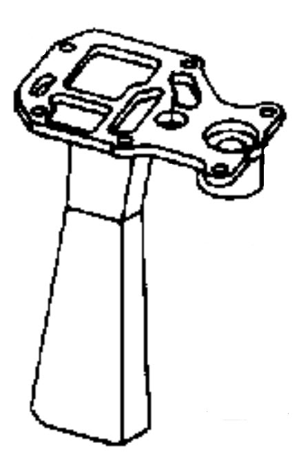Evinrude Johnson OMC 0336273 - Exhaust Tube - Inner