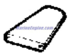 Evinrude Johnson OMC 0336364 - Grommet, Tilt & Trim Leads