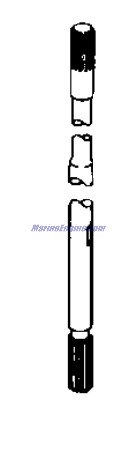 Evinrude Johnson OMC 0336757 - Drive Shaft