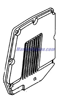 Evinrude Johnson OMC 0336856 - Air Silencer Cover
