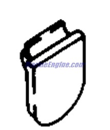 Evinrude Johnson OMC 0337411 - Grommet