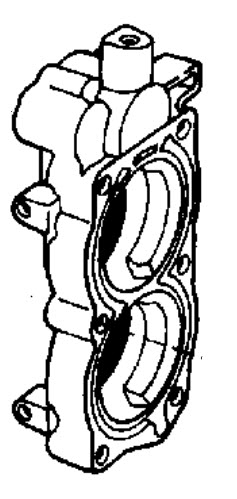 Evinrude Johnson OMC 0338221 - Cylinder Head