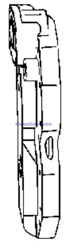 Evinrude Johnson OMC 0339154 - Cylinder Head
