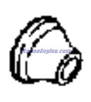 Evinrude Johnson OMC 0339931 - Grommet