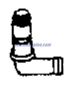 Evinrude Johnson OMC 0340083- Nipple, Vapor Separator
