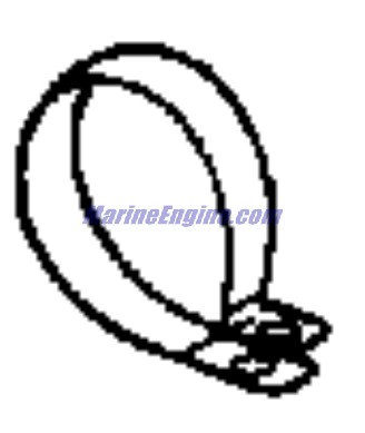 Evinrude Johnson OMC 0340460 - Clamp,J