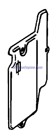Evinrude Johnson OMC 0340937 - Connector Bracket Cover