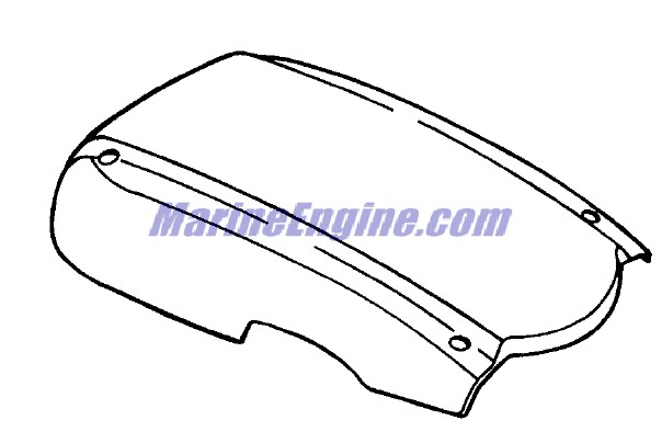 Evinrude Johnson OMC 0341156 - ECU Cover