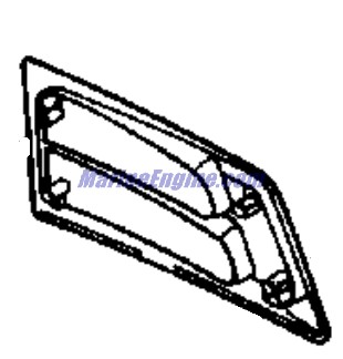 Evinrude Johnson OMC 0341390 - Louver, Port