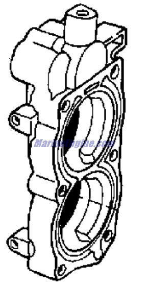 Evinrude Johnson OMC 0341395 - Cylinder Head