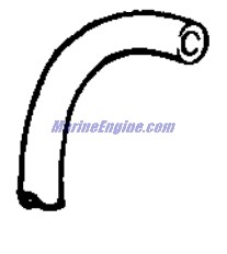 Evinrude Johnson OMC 0341722 - Overboard Indicator Hose