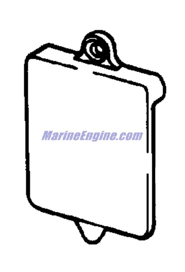 Evinrude Johnson OMC 0342265 - Connector Bracket Cover