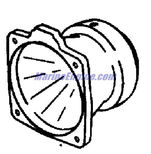 Evinrude Johnson OMC 0342340 - Nozzle, Exit