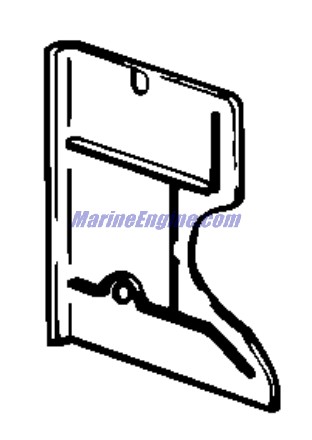 Evinrude Johnson OMC 0342431 - Electrical Bracket Cover
