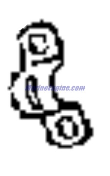 Evinrude Johnson OMC 0342619 - Cable Clamp