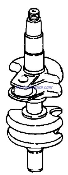 Evinrude Johnson OMC 0342693 - CrankShaft