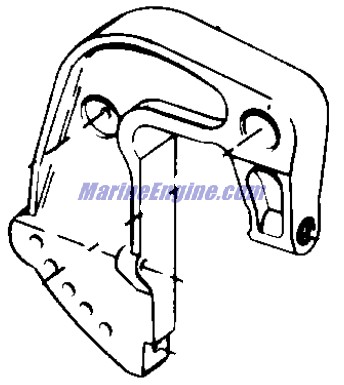Evinrude Johnson OMC 0342723 - Stern Bracket - Stbd