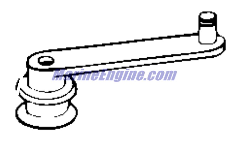 Evinrude Johnson OMC 0342791 - Throttle Lever