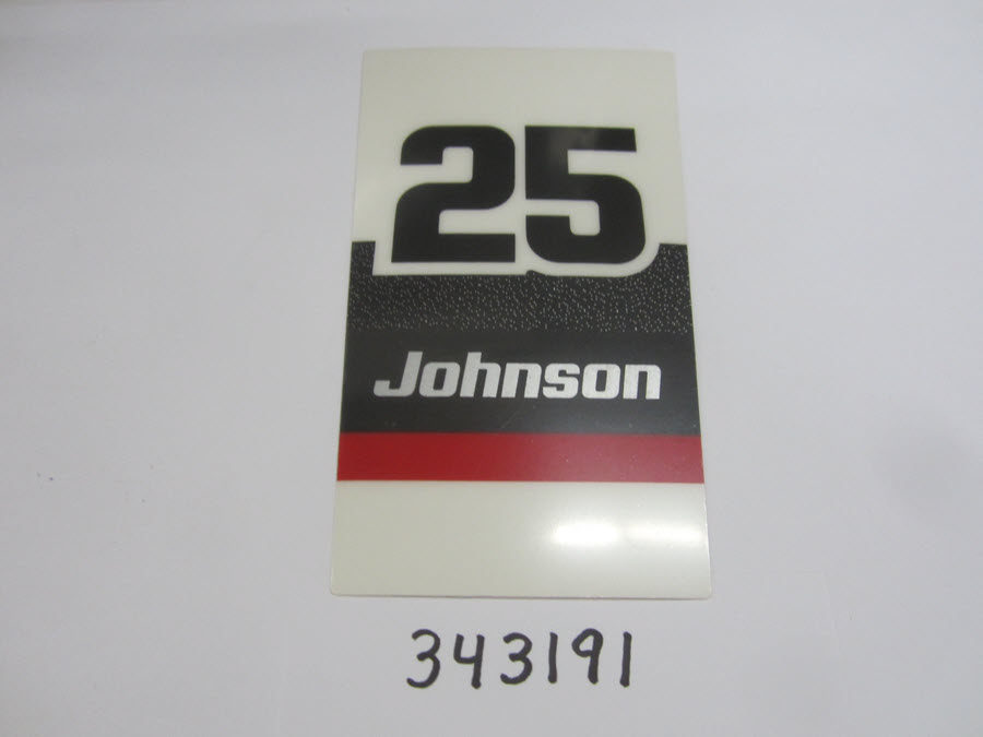 Evinrude Johnson OMC Evinrude Johnson OMC OMC0343191
0343191