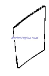 Evinrude Johnson OMC 0343206 - Plate