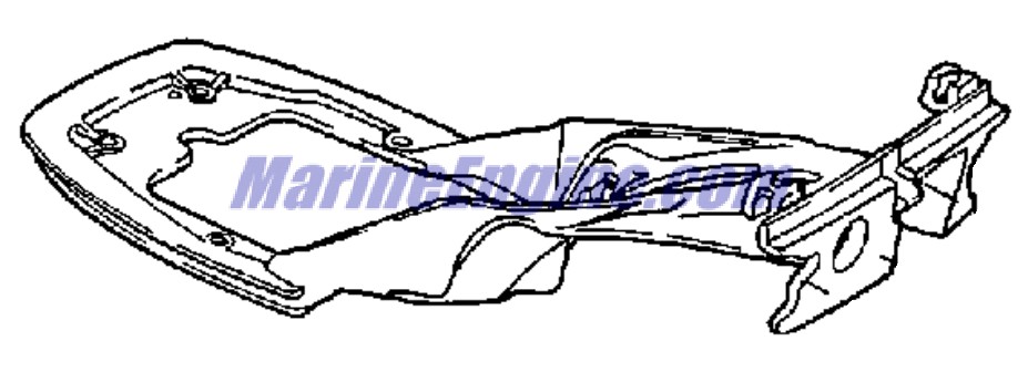 Evinrude Johnson OMC 0343745 - Bracket, Panel