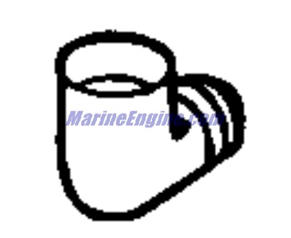 Evinrude Johnson OMC 0343909 - Elbow