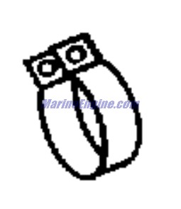Evinrude Johnson OMC 0344044 - Clamp