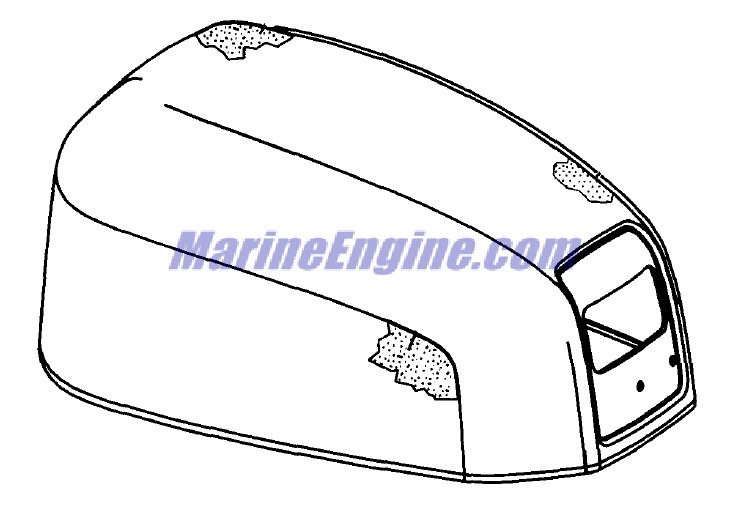 Evinrude Johnson OMC 0344393 - Sound Blanket
