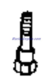 Evinrude Johnson OMC 0344597 - Screw, Pivot